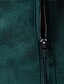 abordables Ropa Exterior de Élite para Hombres-Hombre Chaqueta casual Chaqueta de ante Casual Diario Cortavientos Sexy Otoño invierno Color sólido/liso Casual Sin Cuello Regular Negro Amarillo Verde Trébol Gris Chaquetas