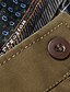 abordables Delgado-Hombre pantalones de traje Pantalones Chinos Botones Bolsillo Pierna recta Plano Comodidad Formal Fiesta Trabajo Moda Estilo clásico Negro Verde Oscuro Microelástico
