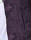 baratos casaco leve masculino-Homens Casaco de inverno Casaco Roupa Diária Férias Com bolsos Imprimir Bolso frontal Outono &amp; inverno camuflagem Roupa de rua Desporto Aberto para a Lateral Padrão Vermelho Azul Roxo Verde Cinzento