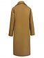 abordables Manteaux d&#039;Hiver-Femme Manteau d&#039;hiver Manteau Cape / Capes Coupe Vent Chaud Poche Décontractées Style de rue Plein Vacances Travail Plein Air Usage quotidien Boutonnage Simple Col rabattu Ample manche longue