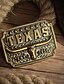 levne Pánské opasky-Pánské Přezka S přezkou Slitina Retro styl Retro Kráva Texas Stříbrná Bronzová Denní náboženské slavnosti Spona