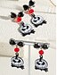 cheap Halloween Accessories-Halloween Spider Earrings with Pearl Accent - Statement Gothic Jewelry for Cosplay, Costume Parties, and Halloween Events