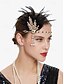 preiswerte Halskette für Damen-Vintage Flapper Kostüm-Zubehörset – 1920er Gatsby Stirnband, lange Handschuhe, Ohrringe, Perlenkette und Zigarettenspitze für Mottopartys &amp; Cosplay