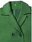 abordables Manteaux d&#039;Hiver-Femme Manteau d&#039;hiver Manteau Cape / Capes Coupe Vent Chaud Poche Décontractées Style de rue Plein Vacances Travail Plein Air Usage quotidien Boutonnage Simple Col rabattu Ample manche longue