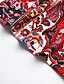 abordables T-shirt Boho-Mujer Camiseta Henley Shirt Floral Cosecha Étnico Diario Básico Manga 3/4 Escote en Pico Tops regulares Festivos Fin de semana Botones Estampado Rojo Morado Verde Trébol Caqui Gris Otoño invierno
