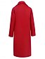abordables Manteaux d&#039;Hiver-Femme Manteau d&#039;hiver Manteau Cape / Capes Coupe Vent Chaud Poche Décontractées Style de rue Plein Vacances Travail Plein Air Usage quotidien Boutonnage Simple Col rabattu Ample manche longue