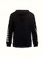 abordables Sudadera-Sudadera con capucha para mujer, sudadera con capucha con estampado de gato para uso diario, informal, de manga larga, microelástica, cómoda, transpirable, de tejido suave para otoño e invierno