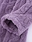 preiswerte Damen Nachthemden und Sleepshirts-Damen-Schlafanzug-Nachthemd, reine Farbe, schlichter Komfort, bequemes Home-Fleece, Rundhalsausschnitt, Frühlings-/Herbst-Home-Outfits