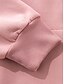ieftine Artă și design topuri-hanorac de damă hanorac fleece inimă stradă îmbrăcăminte de zi cu buzunar imprimeu casual confortabil hanorac cu mânecă lungă micro-elastic toamnă iarnă toamnă &amp;amp; țesătură moale și confortabilă