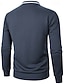 preiswerte Lässige Jacken-Herren Leichte Jacke Freizeitjacke College Jacke Täglich Urlaub Atmungsaktiv Tasche Jacquard Frühling &amp; Herbst Glatt Modisch Klassisch Ständer Standard Schwarz Burgunderrot Marineblau Khaki Dunkelgray