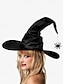 preiswerte Halloween-Zubehör-Halloween Hexenhut mit Spinnendekor - schwarze Zipfelmütze für Cosplay, Kostümpartys und Halloween-Events