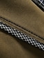 abordables Delgado-Hombre pantalones de traje Pantalones Chinos Botones Bolsillo Pierna recta Plano Comodidad Formal Fiesta Trabajo Moda Estilo clásico Negro Verde Oscuro Microelástico