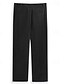 baratos Chinos-Homens Calças chinês Calça verão Calça casual Bolso frontal Tecido Conforto Respirável Casual Diário Feriado Moda Básico Preto Branco