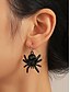 cheap Halloween Accessories-Halloween Spider, Skeleton Hand, Witch Hat, and Web Earrings Set – Festive Drop Dangle Earrings for Halloween Costumes