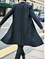 economico Trench da uomo-Per maschio Cappotto Trench Da tutti i giorni Fibbia Autunno inverno Tinta unita / tinta unita Comodo Bavero Lungo Cammello Nero Grigio Giacca