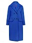 abordables Manteaux d&#039;Hiver-Femme Manteau d&#039;hiver Manteau Cape / Capes Coupe Vent Chaud Poche Décontractées Style de rue Plein Vacances Travail Plein Air Usage quotidien Boutonnage Simple Col rabattu Ample manche longue