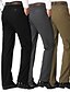 abordables Delgado-Hombre pantalones de traje Pantalones Chinos Botones Bolsillo Pierna recta Plano Comodidad Formal Fiesta Trabajo Moda Estilo clásico Negro Verde Oscuro Microelástico