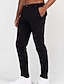 baratos Chinos-Homens Calças Social chinês Bolsos Botões Tecido Conforto Diário O negócio Trabalho Moda Estilo Clássico Branco Rosa Micro-Elástica
