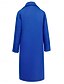 abordables Manteaux d&#039;Hiver-Femme Manteau d&#039;hiver Manteau Cape / Capes Coupe Vent Chaud Poche Décontractées Style de rue Plein Vacances Travail Plein Air Usage quotidien Boutonnage Simple Col rabattu Ample manche longue