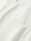 رخيصةأون نحيل-رجالي بدلة بنطلونات السراويل Buttons جيب الطيات سهل راحة ناعم Ankle-length زفاف الأماكن المفتوحة مناسب للبس اليومي أنيق موضة أسود أبيض مرن نسبياً