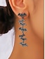 cheap Halloween Accessories-Halloween Spider, Skeleton Hand, Witch Hat, and Web Earrings Set – Festive Drop Dangle Earrings for Halloween Costumes