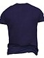 お買い得  メンズグラフィックTシャツ-男性用 レタープリント おかしい Tシャツ ティートップ コットン１００％ 半袖 グラフィック シャツ ブラック アーミーグリーン ダークブルー 快適なTシャツ ストリート スポーツ・アウトドア ファッションデザイナーの衣類