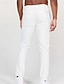 baratos Chinos-Homens Calças Social chinês Bolsos Botões Tecido Conforto Diário O negócio Trabalho Moda Estilo Clássico Branco Rosa Micro-Elástica
