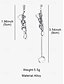 cheap Halloween Accessories-Gothic Skeleton Dangle Earring with Ear Cuff, Vintage Silver Halloween Jewelry for Cosplay and Punk Fashion