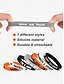 abordables Accesorios de Halloween-Pulseras de silicona con temática de Halloween: colores y diseños variados para fiestas de truco o trato, eventos y regalos
