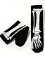 abordables chaussettes pour hommes-Homme 5 paires Paquets multiples Chaussettes Chaussettes décontractées Noir Couleur Halloween Crânes Sport &amp; Loisir du quotidien Vacances Basique Moyen Automne hiver Mode Décontractées