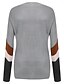 cheap Graphic Patterns &amp; Details-Women&#039;s Sweater Casual Striped Print V Neck Knitted Long Sleeve Long Tops Knit Outdoor Work Daily Pink Blue Fall Winter