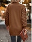 baratos Cardigãs e agasalhos-Mulheres Suéter Carregam Casual Macia Cor imaculada Estriado Abertura Frontal Bolsos Tricotado Manga Longa Tops regulares Tricotar Ao ar livre Diário Final de semana Rosa Marron Outono Inverno