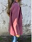 preiswerte Blazer &amp; Anzüge-Damen Blazer Sakko Arbeit Taste Feste Farbe Atmungsaktiv OL-Stil Regular Fit Oberbekleidung Langarm Herbst Weiß S