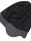 levne Pánské klobouky-Pánské Unisex Klobouk s klapkami na uši Čepice Beanie Zimní čepice Kulichy 骷髅头毛线帽 Ocelově šedá Černá Polyester Pletený Útulný Denní nošení Jdeme ven Sněhová vločka Teplý