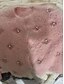 abordables Cardigan Uni-pull femme cardigan flou col en V tricot côtelé perlé automne hiver quotidien week-end décontracté doux manches longues couleur pure rose abricot