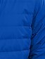 abordables Manteaux &amp; vestes-Homme Doudoune Zippé Poche Extérieur Cadeau Noël Intérieur Normal Classique Chaud Coupe Vent Respirable Hiver Automne Couleur unie Noir Rouge bleu marine Bleu Roi Doudoune