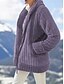 preiswerte Sherpa-Jacken-Damen Fleecejacke Teddy-Mantel Hoodie Jacke warm halten Atmungsaktiv Zip Tasche Innenfutter aus Fleece Brautkleider schlicht Glatt Urlaub Strasse Freizeitskleidung Ausgehen Reisverschluss Standard