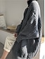 ieftine Jachete pulover-Pentru femei Pulover Bluza Casual Moale Culoare pură Cablu Deschis frontal Tricotat Manșon Lung Topuri lungi Tricotat În aer liber Zilnic Sfârșit de săptămână Albastru piscină Caisă Toamnă Iarnă