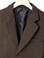 cheap Tweed Blazer-Men's Tweed Blazer Notch Collar Vintage Herringbone Blazer Burgundy Brown Green Standard Fit Single Breasted Two-buttons