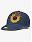 cheap Accessories For Women-Women&#039;s Sunflower Baseball Cap with Butterfly Print - Casual Adjustable Hat for Outdoor Wear