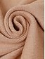 billige Cardigans og overtøj-Dame Bluse Cardigan Afslappet Blødt Ren farve Rillet Åben Front Lomme Strikket Langærmet Lange toppe Strikke udendørs Daglig Weekend Kakifarvet Abrikos Efterår Vinter