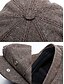 billige Tilbehør til mænd-herringbone newboy cap – klassisk flad tweed kasket i vintagestil til efterår og vinter