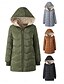 billige Puffer og Parka-Dame Fleece-jakke Teddyfrakk Hettegenser Hold Varm Pustende Glidelås Lomme Fleece Lined Fritid عادي Feriereise Gate Dagligdagstøy Ut på byen Glidelås Normal Hettegenser Normal Langermet Yttertøy