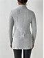 ieftine topuri tunică-Pentru femei Tunică Tricou Simplu Modă Modern Casual Manșon Lung Guler Pe Gât Topuri obișnuite Zilnic Sfârșit de săptămână Albastru celest Fucsia Maro Gri Toamnă Iarnă