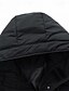preiswerte Daunenjacken &amp; Parkas für Herren-Herren Winterjacke puffer jacket Hoodie Jacke Tasche Polyester Fleece-Futter Freizeitskleidung Verabredung Urlaub Lang Modisch Brautkleider schlicht Komfortabel warm Herbst Winter Solide / einfarbig