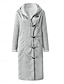 voordelige Casual Parka-Dames Winterjas Teddy jas Buiten Straat Alledaagse kleding Herfst Winter Lang jas Normale pasvorm Thermisch Warm Ademend Stijlvol Casual Jacks Lange mouw Effen Met zakken Wijn Khaki Grijs