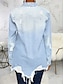 abordables Vestes-Veste Jean Femme Extérieur Plein Air Usage quotidien mode Décontractées Avec poches Normal Manteau Bleu Ciel Noir bleu marine Automne Hiver Boutonnage Simple Col rabattu Standard S M L XL 2XL