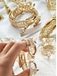 abordables Collier pour femme-ensemble bracelet en or et collier ras du cou en perles pour femme – bijoux festifs pour femmes, accessoires de fête élégants