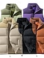 ieftine Vesta pufă pentru bărbați-Bărbați Vestă puf Gilet Vestă matlasată Zilnic Dată Vacanță Modă Casual Toamna iarna Buzunar Poliester Cald Comfortabil Culoare solidă Fermoar Guler de stand Fit regulat Negru Mov Trifoi Kaki Vestă