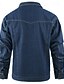 billige Denimjakker-Herre Trucker jakke Skjorte jakke Denimjakker Knap Vinter Forår &amp; Vinter Årgang vestlig stil Sort Brun Grøn Mørkeblå Lyseblå Jakker